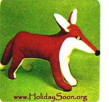 Мягкая игрушка Лисенок www.HolidaySoon.org