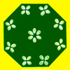 Панно-многоугольник с растительным узором из семян - www.HolidaySoon.org