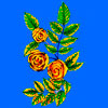 Панно из природных материалов «Розы» - www.HolidaySoon.org