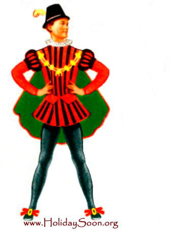 Старинный мужской костюм XVI века www.HolidaySoon.org