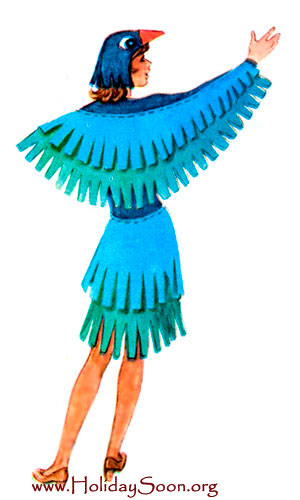 Карнавальный костюм Синяя птица www.HolidaySoon.org