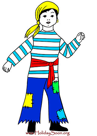 Детский карнавальный костюм Пират www.HolidaySoon.org