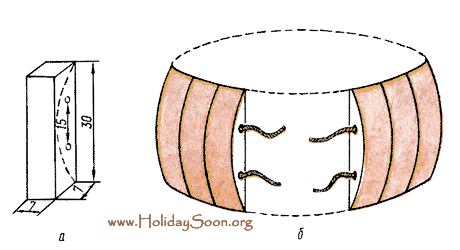 Браслет из деревянных брусочков (подарок-сувенир своими руками) 