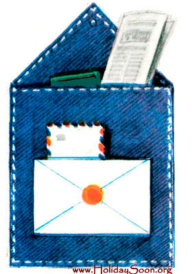 Почтовый ящик - мешочек для хранения мелочей www.HolidaySoon.org