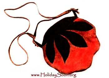 Косметичка с растительным узором www.HolidaySoon.org