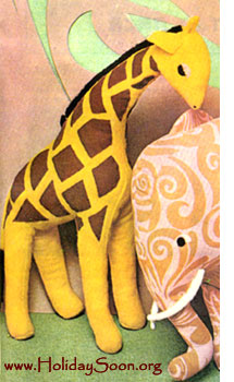 Дети сети Игрушки своими руками, Жираф из фетра