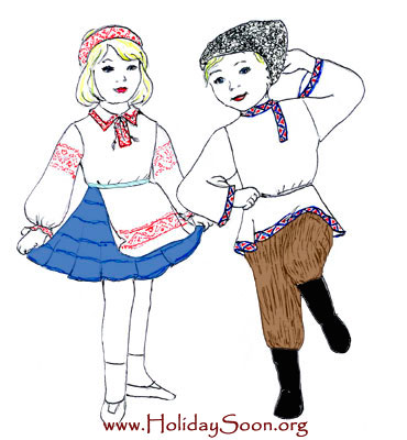 Белорусский национальный костюм www.HolidaySoon.org