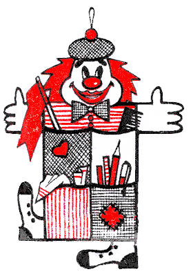 Клоун - мешочек для хранения мелочей www.HolidaySoon.org