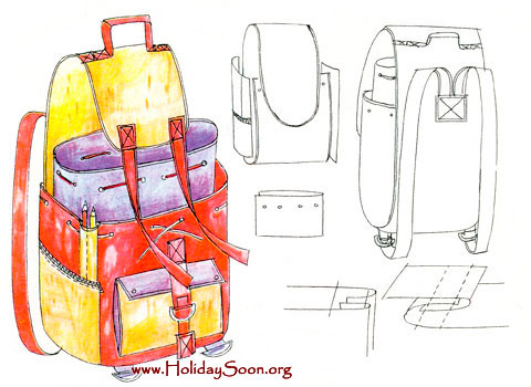 Рюкзак из лоскутков www.HolidaySoon.org